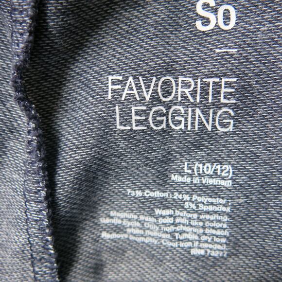 GIRLS Bundle of 2 Leggings Skinny Jeans So/The Place Size 10 Girls Blue School - Picture 9 of 9